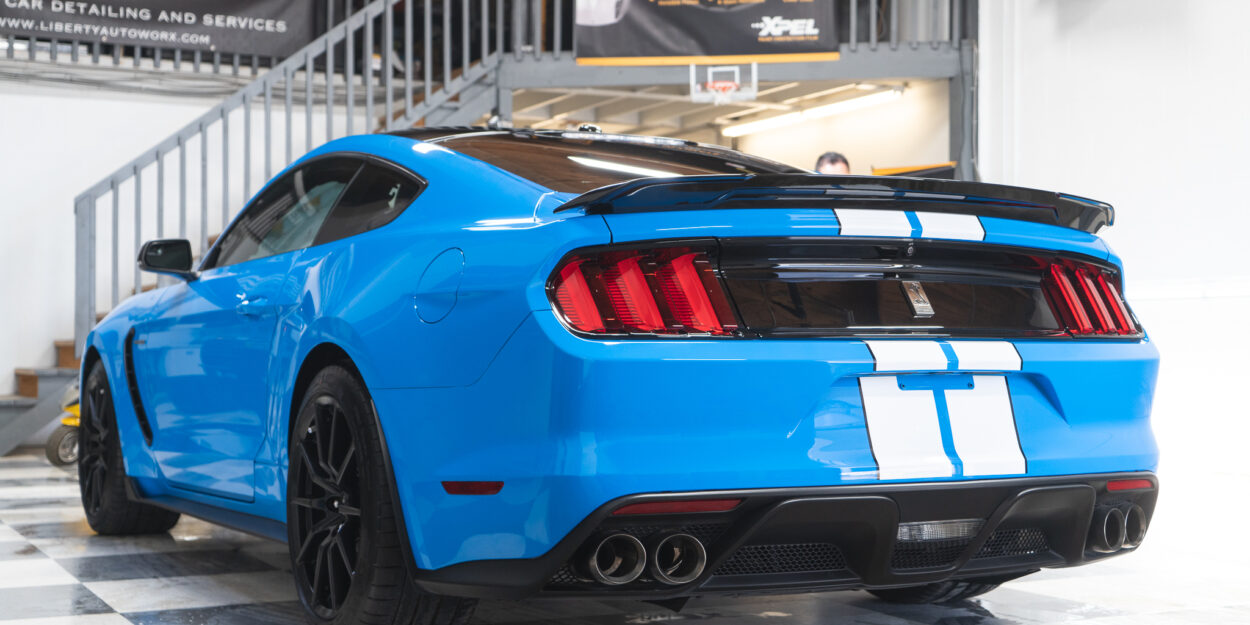 Brand New Vehicle Ford Mustang Shelby GT500 Being Power Polished