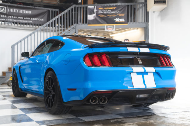Brand New Vehicle Ford Mustang Shelby GT500 Being Power Polished