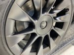 Tesla Model Y satin black wheel ceramic coated